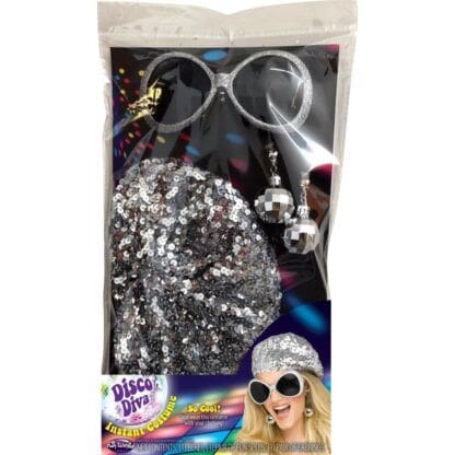 70s Disco Diva Instant Halloween Costume Kit