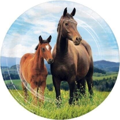 Wild Horse Dessert Plates 8ct