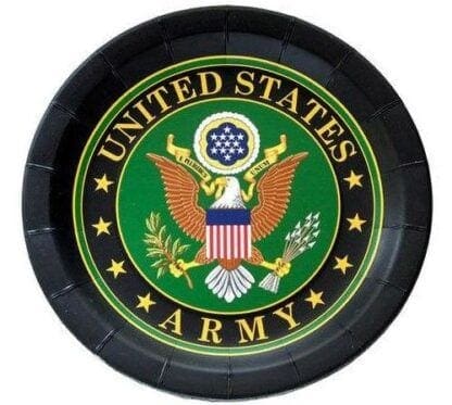 US Army Lunch Plates 8ct