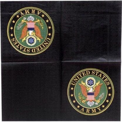 US Army Lunch Napkins 16ct - Image 2