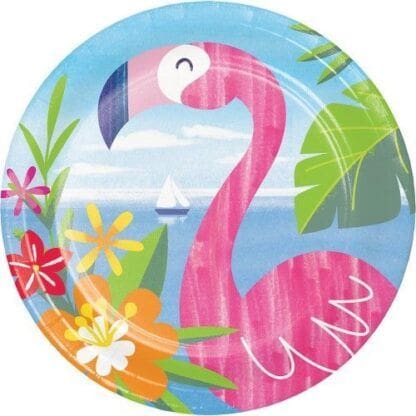 Lush Luau Dessert Plate - Set of Eight