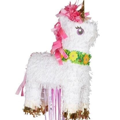 Pull String Sparkling Unicorn Pinata Birthday Party Supplies