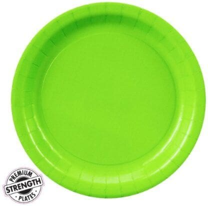 Luncheon Plates, 7", 24pk fresh lime