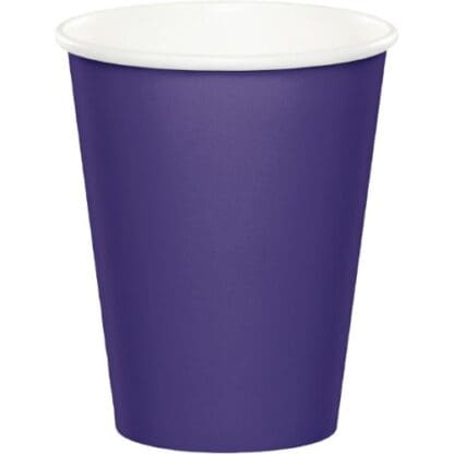 Hot/Cold Cups, 9 Oz, Purple, 24 Ct