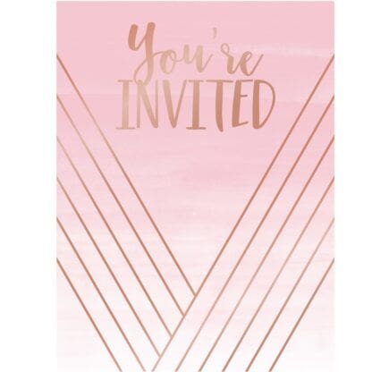 Rose All Day Invitations, 8 Count