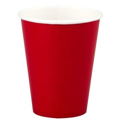 24 Count 9oz Hot/Cold Cups Classic Red