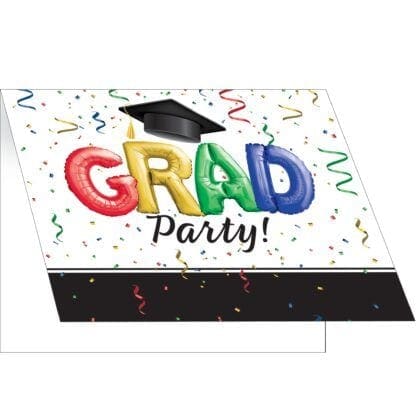 #1 Grad Invitation, Foldover