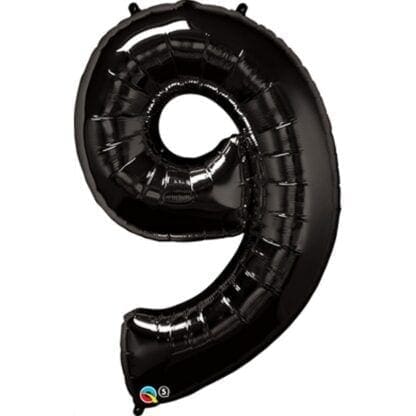 34 Inch Black Number Balloons 7 - Image 2