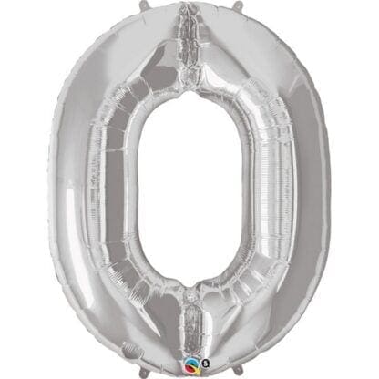 43" Number 2 Silver Balloon - Image 2