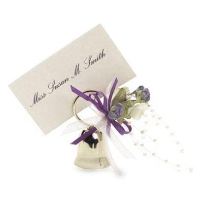 Bridal Bell Card Holder, Gold