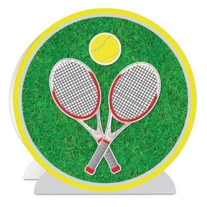 3-D Tennis Centerpiece