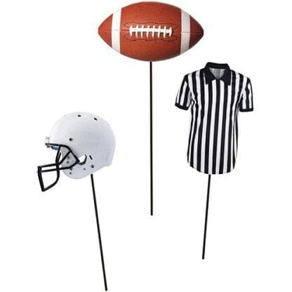 3ct Football DIY Centerpiece Sticks