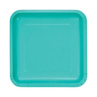 Teal Lagoon Paper Plates 18 Pack