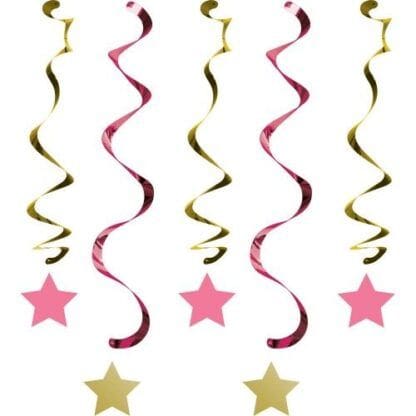 Little Star Girl Dizzy Danglers, 5-Pack