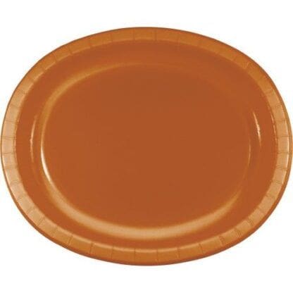 Dinner Platter 10" X 12" 8Pk, Pumpkin Spice