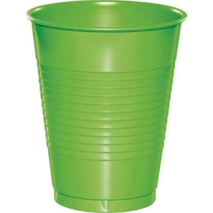 Plastic Cups, 16 Oz, Fresh Lime, 20 Ct