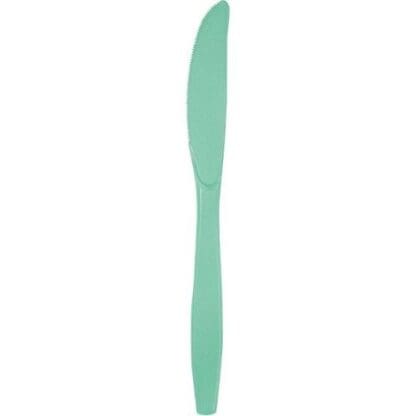 Premium Plastic Knives, Fresh Mint, 24 Ct