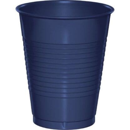 Plastic Cups, 16 Oz, Navy, 20 Ct