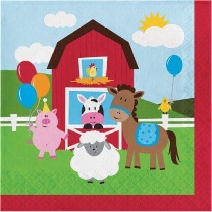 Farmhouse Luncheon Napkins (16 Count)