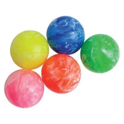 35mm Marbled Rubber Bounce Balls - Pack of 12