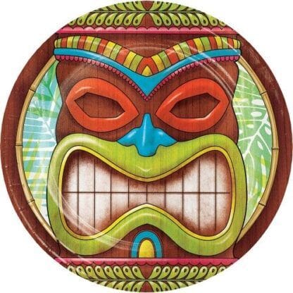 8ct Tiki Time Dessert Plates