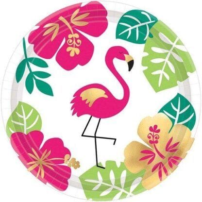 You Had Me at Aloha Flamingo 7" Dessert Plate (8)