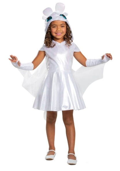 How to Train Your Dragon Light Fury Classic Costume for Girls