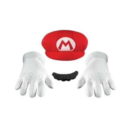 Mario Adult Costume Accessory Kit - Nintendo Super Mario Brothers Costumes