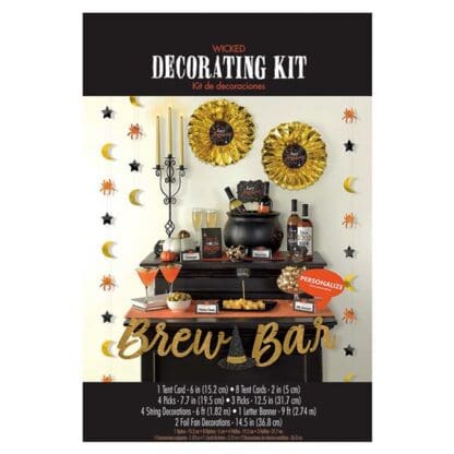 242367 Halloween Brew Bar Decorating Kit - Pack of 2