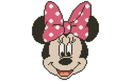 Dd5 046 Diamond Dotz Kit Intermediate Disney Minnie Head