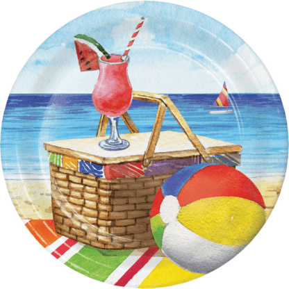 Breezy Beach Dessert Plates