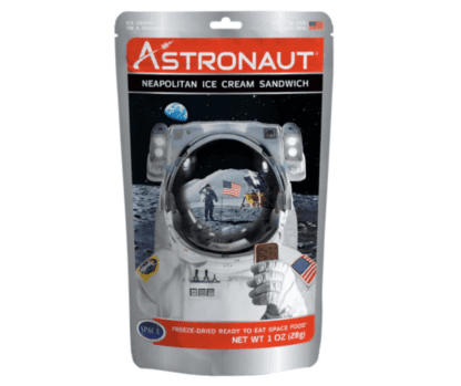 Astronaut Neopolitan Freeze Dried Ice Cream