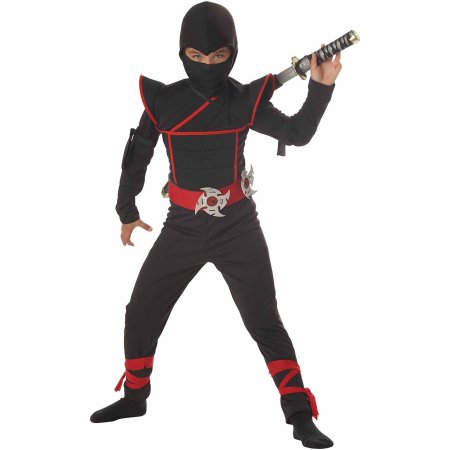 Morph Déguisement Ninja Enfant, Deguisement Enfant Ninja Noir