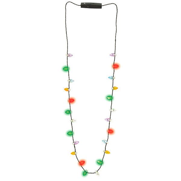 Amazon.com: LED Light Up Flashing Bulb Christmas Holiday Necklace Holiday  Party Favors with 6 flashing light modes (pack of 1) : Toys & Games