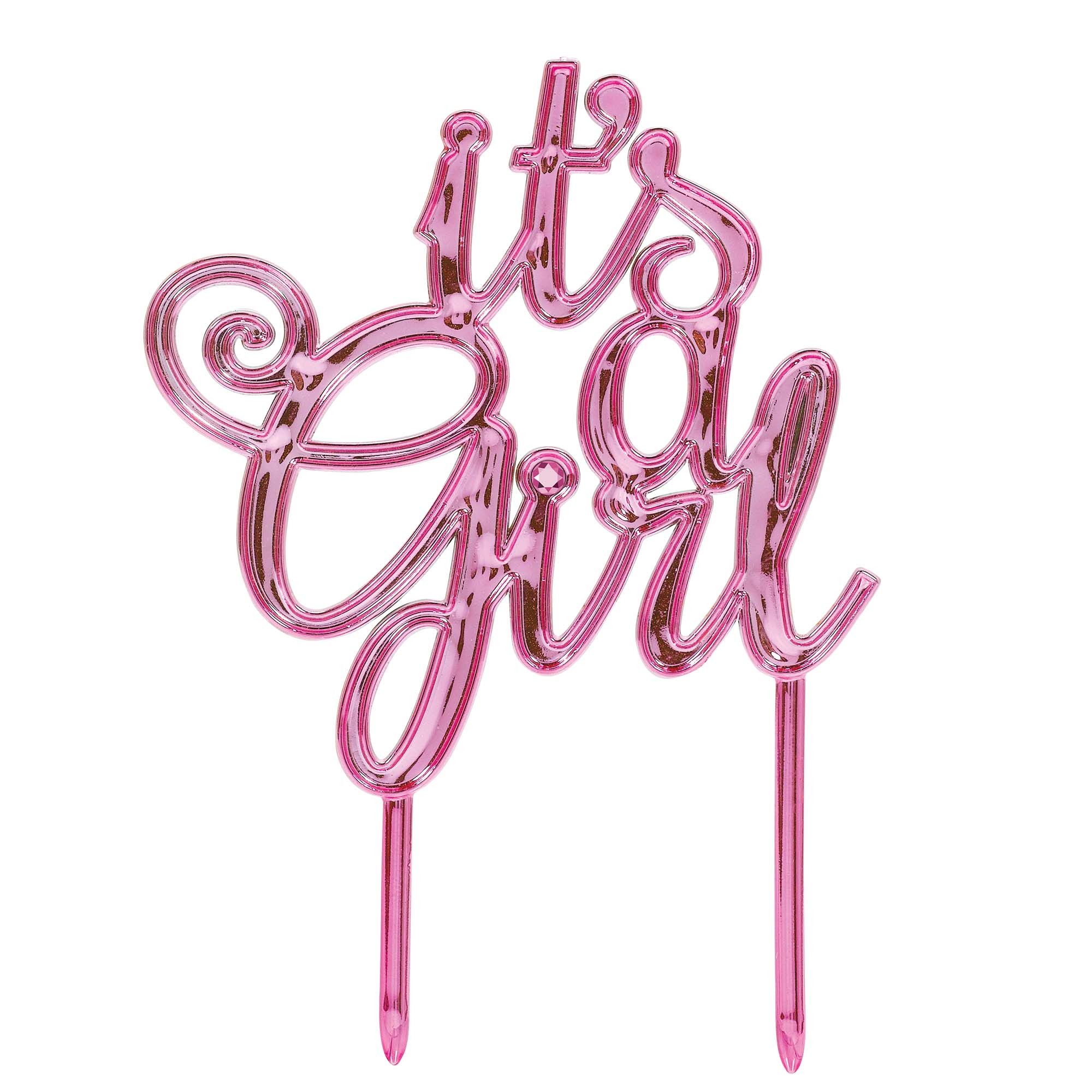 It's a Girl Cake Topper - The Party Place - Fort Smith